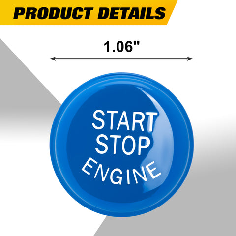 Glossy Red Engine Start Button Cover Trim For BMW 4/5/6/7 Series F01 F02 F10 F11