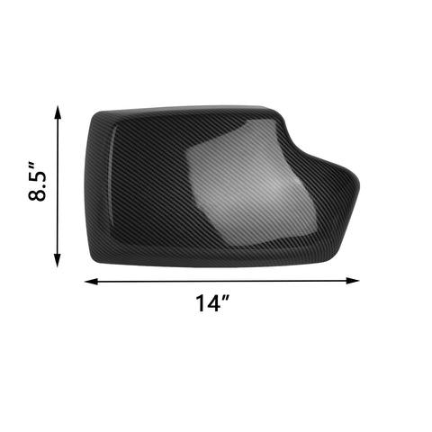 Carbon Fiber Style Armrest Box Multimedia Gear Panel Cover For BMW 3 4 Series