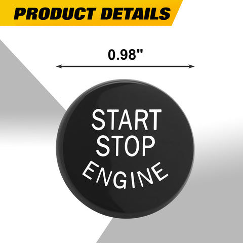 Red Car Engine Start Stop Switch Push Button Cover for BMW F30 F10 F15 F25 F48 X1 X3 X4 X5 X6 (F Class with OFF Button)