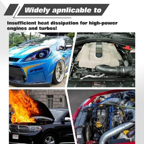 4Sets Steel Bulkhead Riser Kit, Engine Motor Hood Vent Spacer Riser, 1 inch 8mm Aluminum Alloy Engine Hood Ventilation Spacer for Auto Engine Turbo Swap