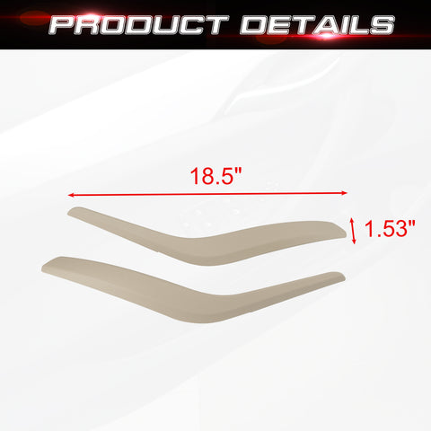 Xotic Tech Door Handle Cover Replacement Front Left + Right Side Inner Door Grab Handle Cover Armrest Bracket Compatible with BMW X1 E84 2008-2015