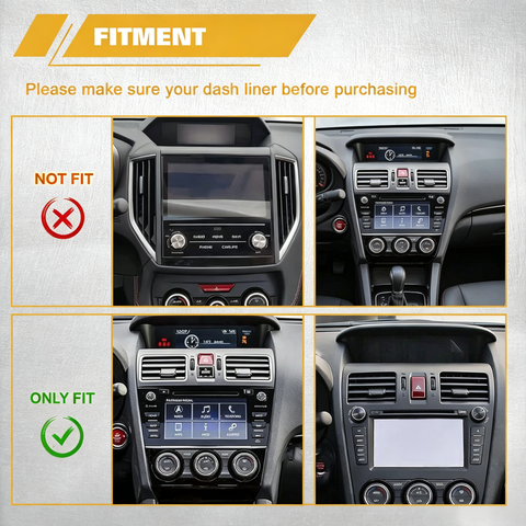 Anti-slip Silicone Dashboard Cover Mat For Subaru Forester 2014-2018 Impreza