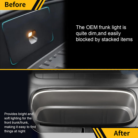 Front Trunk LED Lamp Frunk Light Strip For Tesla Model Y 2025-2026 Accessories
