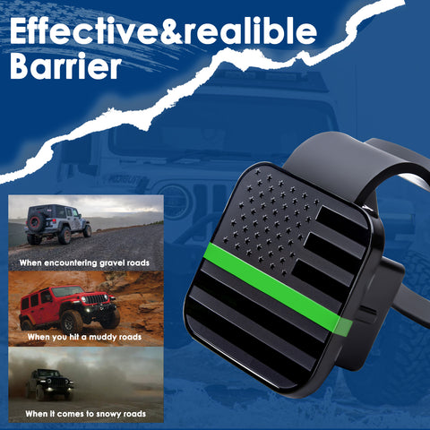 x xotic tech 2 Inch Universal American Flag Tow Hitch Covers, Trailer Hitch Cover Tube Plug Insert, Car Exterior Accessories, Receiver Tube Hitch Plug