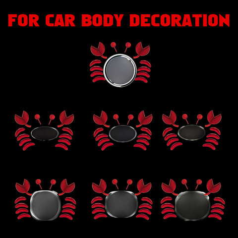 1pc x 3D Silver Chrome Devil Demon Sticker Decal Auto Car Emblem Decal Decoration