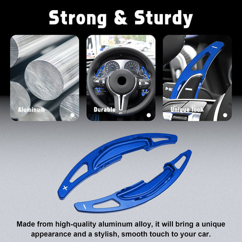Aluminum Paddle Shifter Extension Decor Cover For BMW M2 M3 M4 M5 M6 Accessories