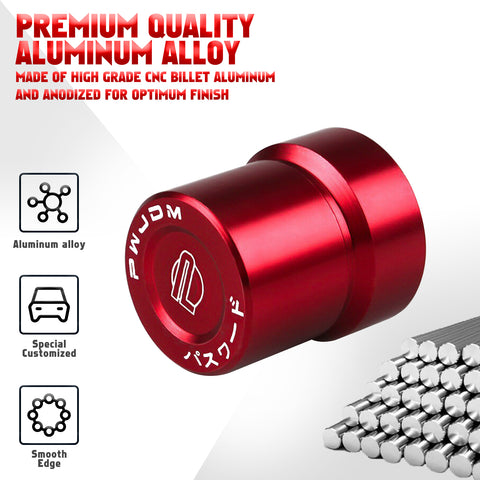 JDM Style Hood Vent Spacer Risers VTEC Solenoid Valve Cover Cap For Honda Acura