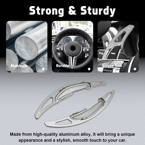 Aluminum Paddle Shifter Extension Decor Cover For BMW M2 M3 M4 M5 M6 Accessories