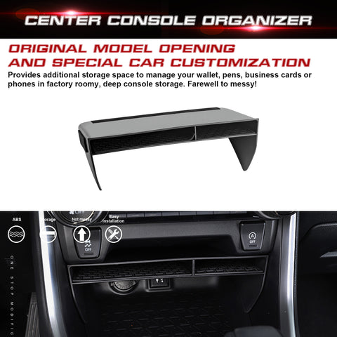 1X Center Console Storage Box Secondary Tray Organizer For Toyota RAV4 2019-2023