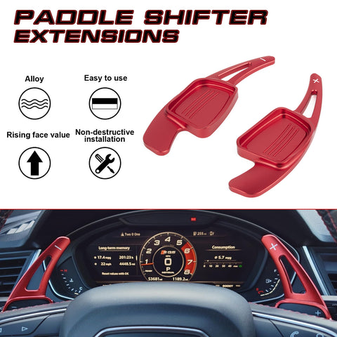 ABS Paddle Shifter Extension For Audi A3 A4 Q7 S3 2017-up S4 TT