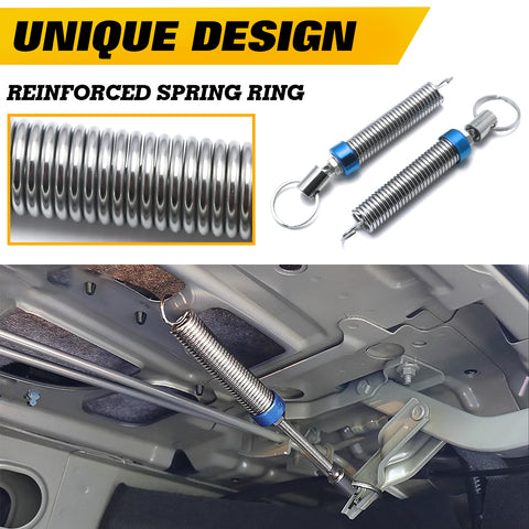 Flexible Adjustable Automatic Open Car Trunk Tail Boot Lid Lifting Spring Device Vehicle Auto Part Metal Silver Red 6''-9'' Fit Cars Without Hydraulic Rod Lifting Device