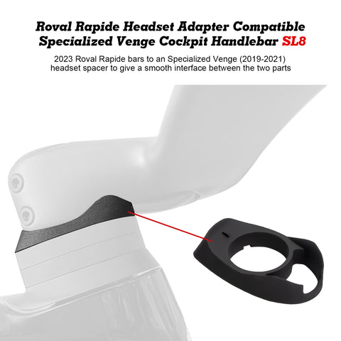 Bicycle Headset Spacer Roval Rapide Headset Stem Spacer Adapter Compatible Specialized Venge Cockpit Handlebar SL8