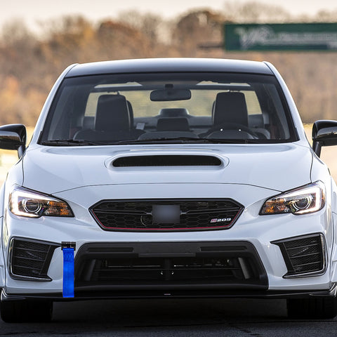 JDM Style Tow Hole Adapter with Towing Strap for Scion FR-S Toyota 86 Subaru BRZ WRX STi Outback Legacy Impreza