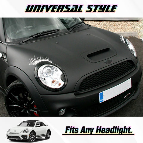 Xotic Tech CarLashes Car Headlight Eyelashes Stickers Fashion Fake Cute Decal Universal for Car Truck Headlamp Headlight