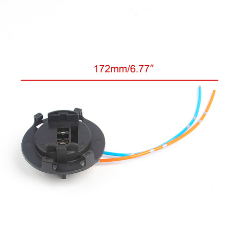 Pair Headlight H7 Halogen LED Wire Light Socket Adapter For Kia Sedona 2015-2020