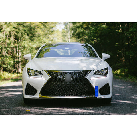 Blue / Black / Red JDM Style Tow Hole Adapter with Towing Strap for Lexus IS CT RC RX GS ISF