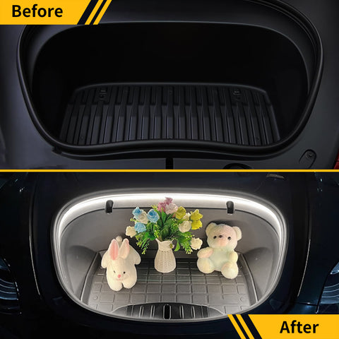 For Tesla Model 3 2018-2020 Front Trunk Led Flexible Ambient Lights Decoration
