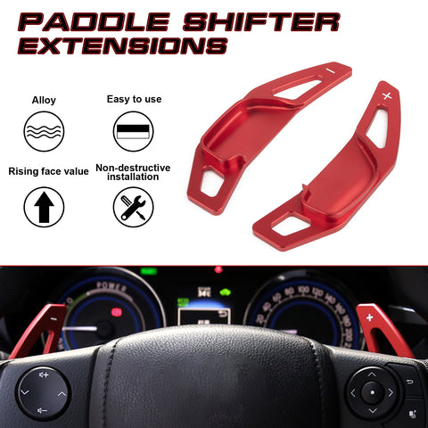 Aluminum Paddle Shifter Extension For Toyota Camry 2012-2017 RAV4 2013-18