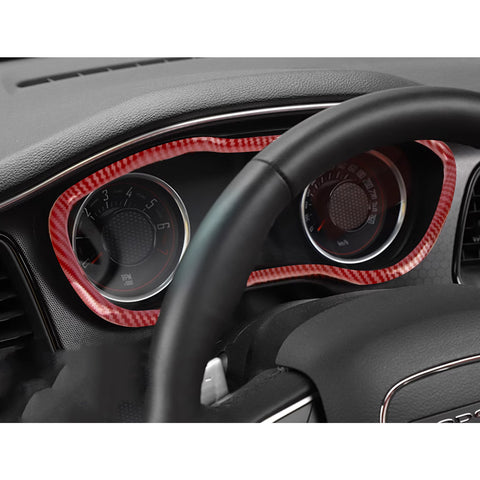 For Dodge Challenger 2015-up Dashboard Panel Display Frame Cover Trim