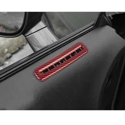 Door AC Outlet Vent Cover Trim Compatible with Dodge Challenger 2015-up Interior Accessories Decoration 2Pcs/Set