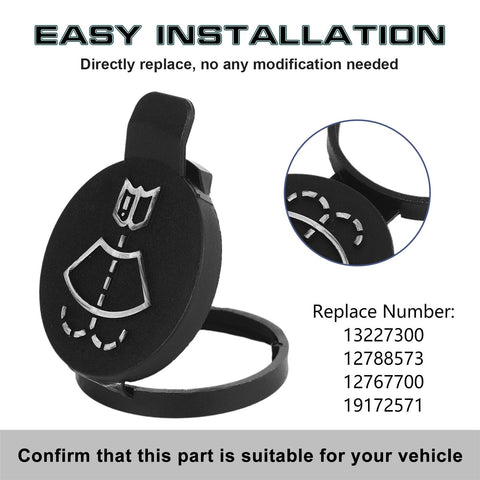 For Buick GMC Chevrolet Windshield Washer Fluid Container Cap OE Fit 13227300