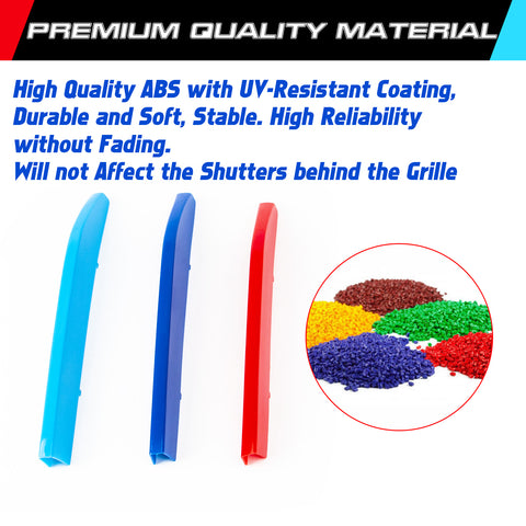 M-Colored Front Center Mesh Grille Insert Trims For BMW 7 Series G11 G12 2016-19