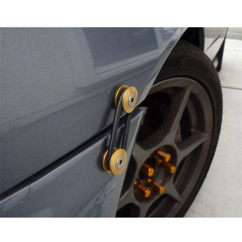 Bumper Fender Quick Release Fasteners+Rubber Bands O-Rings Replacement Clip Kits