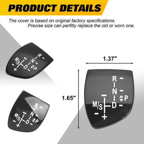 Interior Shift Knob Panel Gear Button Cover Decal For BMW 1 3 5 Series X1 X3 X6