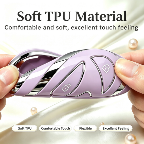 5/7 Button TPU Key Fob Cover Case w/Keychain For Hyundai Santa Fe Tucson Sonata