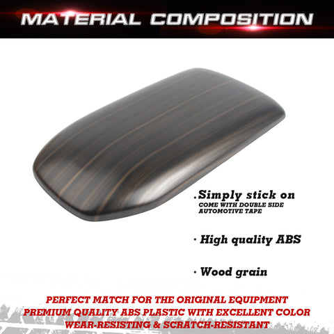 For Toyota RAV4 2019-2024 Wood Grain Interior Armrest Box Overlay Cover 1X