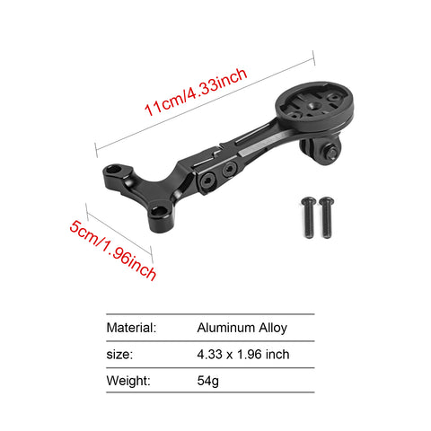 Computer Mount Holder Compatible with Cannondale SystemSix Knot, Compatible with Garmin Edge 1030/ 1040 or Wahoo (Aluminum Alloy)