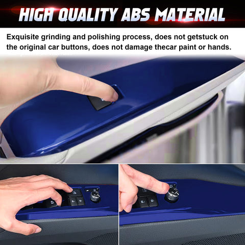 4pcs/Set Window Lift Switch Panel Overlay Trim Fit Toyota Camry 8th Gen 2018-25