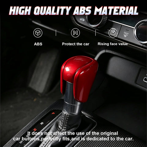 Gear Shifter Head Trim Shell Sticker Accessories For Honda Civic Accord CR-V