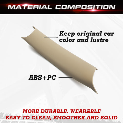 x xotic tech Door Pull Handle Cover Compatible with BMW X5 Series E70/E70 LCI 2008-2013, BMW X6 Series E71/E72 2008-2014, Inner Passenger Right Side Door Handle Protective Cover