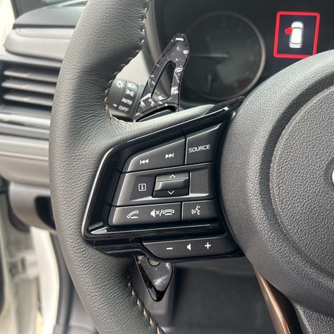 Red Aluminum Paddle Shifter Extension For Subaru Forester Outback Legacy 2012-up