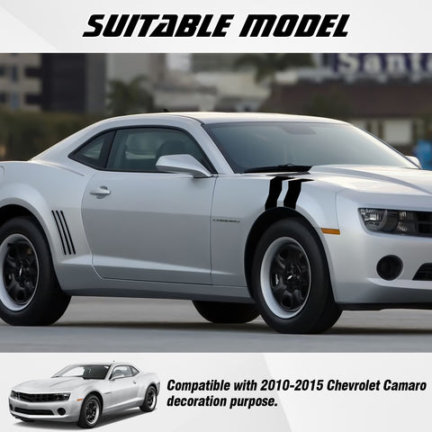 Racing Style Side Vent Fender Stripes Decal Cover For Chevrolet Camaro 2010-15