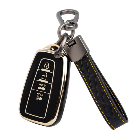 Green TPU Full Seal Remote Control Key Fob Cover For Toyota Camry C-HR 2018-UP