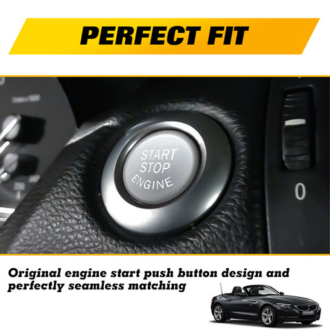 Glossy Red Engine Start Button Cover Trim For BMW 4/5/6/7 Series F01 F02 F10 F11