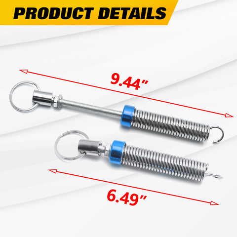 Flexible Adjustable Automatic Open Car Trunk Tail Boot Lid Lifting Spring Device Vehicle Auto Part Metal Silver Red 6''-9'' Fit Cars Without Hydraulic Rod Lifting Device