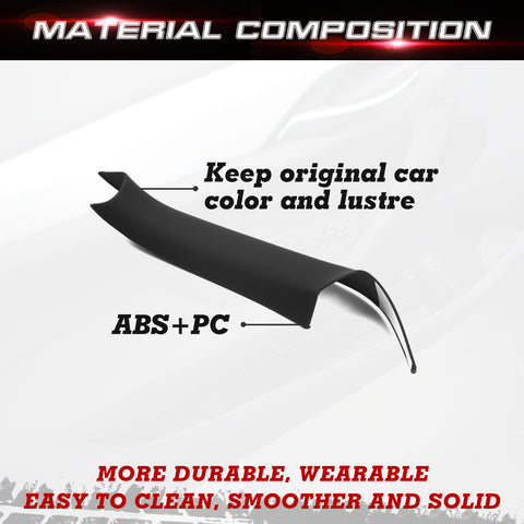 Xotic Tech Car Inner Door Handle Covers, 1PC Front Passenger Side Door Pull Handle Cover Trim Compatible with BMW X3 F25 2010-2016, BMW X4 F26 2014-2017