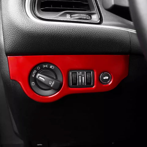 Headlight Switch Button Panel Cover Trim for Challenger 2015-up Charger 2010-up