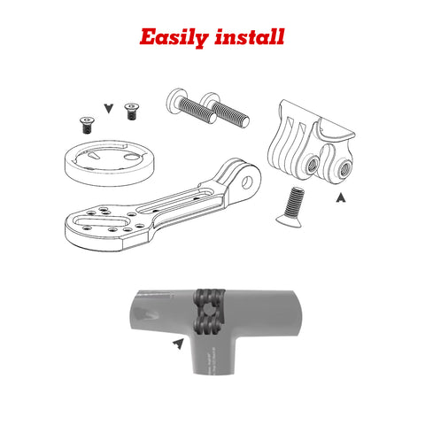 GARMIN WAHOO Bike Computer Mount for Colnago CC01 V4Rs C68 Integrated Handlebar