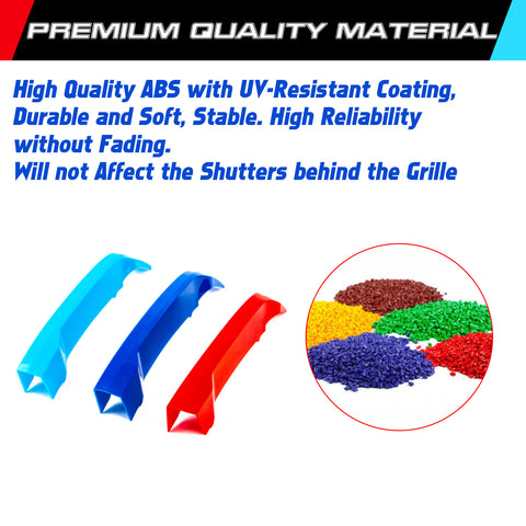 M-Performance ABS Front Kidney Grill Insert Cover Trim For BMW X1 2020-2022