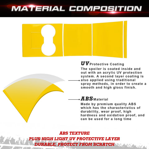 4X Yellow Interior Water Cup Holder Frame Trim For Tesla Model 3 17-20 Model Y 2020