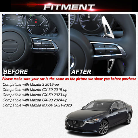 Paddle Shifter Extension For Mazda 3 2020-up CX-30 CX-50