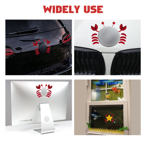 1pc x 3D Silver Chrome Devil Demon Sticker Decal Auto Car Emblem Decal Decoration