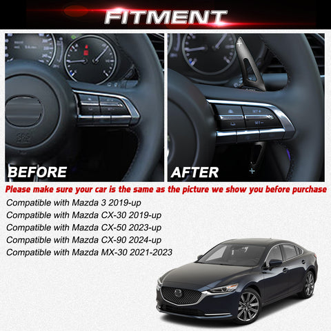 Paddle Shifter Extension For Mazda 3 2020-up CX-30 CX-50