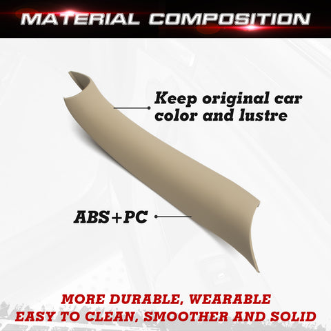 x xotic tech Door Pull Handle Cover Compatible with BMW X5 Series X5 Series F15/F85 2014-2018, BMW X6 Series F16/F86 2015-2018, Inner Passenger Right Side Door Handle Protective Cover