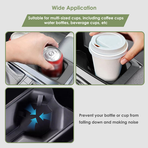 Front Center Console Dual Water Cup Holder Insert For Toyota Camry 2025 2026