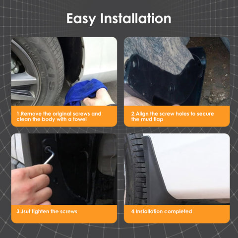 Mud Flaps Splash Guards Fender Accessories Kit For Toyota Camry LE XLE 2025 2026